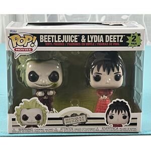 Funko Pop! Movies Beetlejuice 2 : Beetlejuice and Lydia Deetz 2 Pack